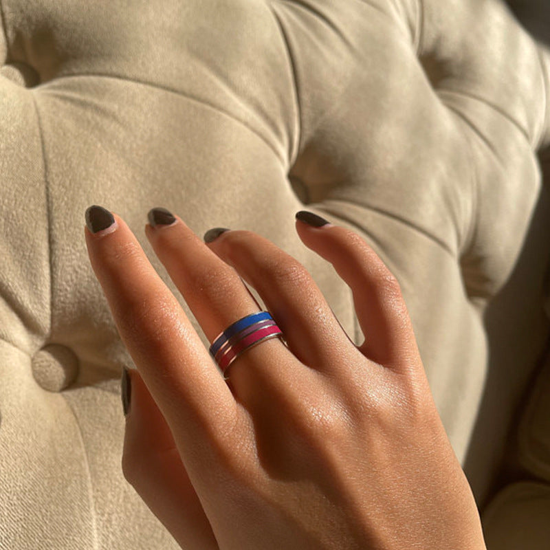 Pride Stainless Steel Rings