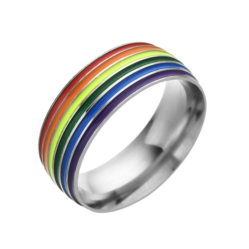 Pride Stainless Steel Rings