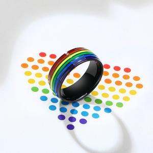 Pride Rainbow Unisex Rings