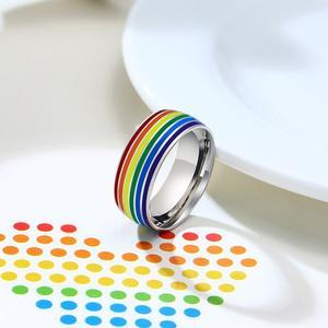 Pride Rainbow Unisex Rings