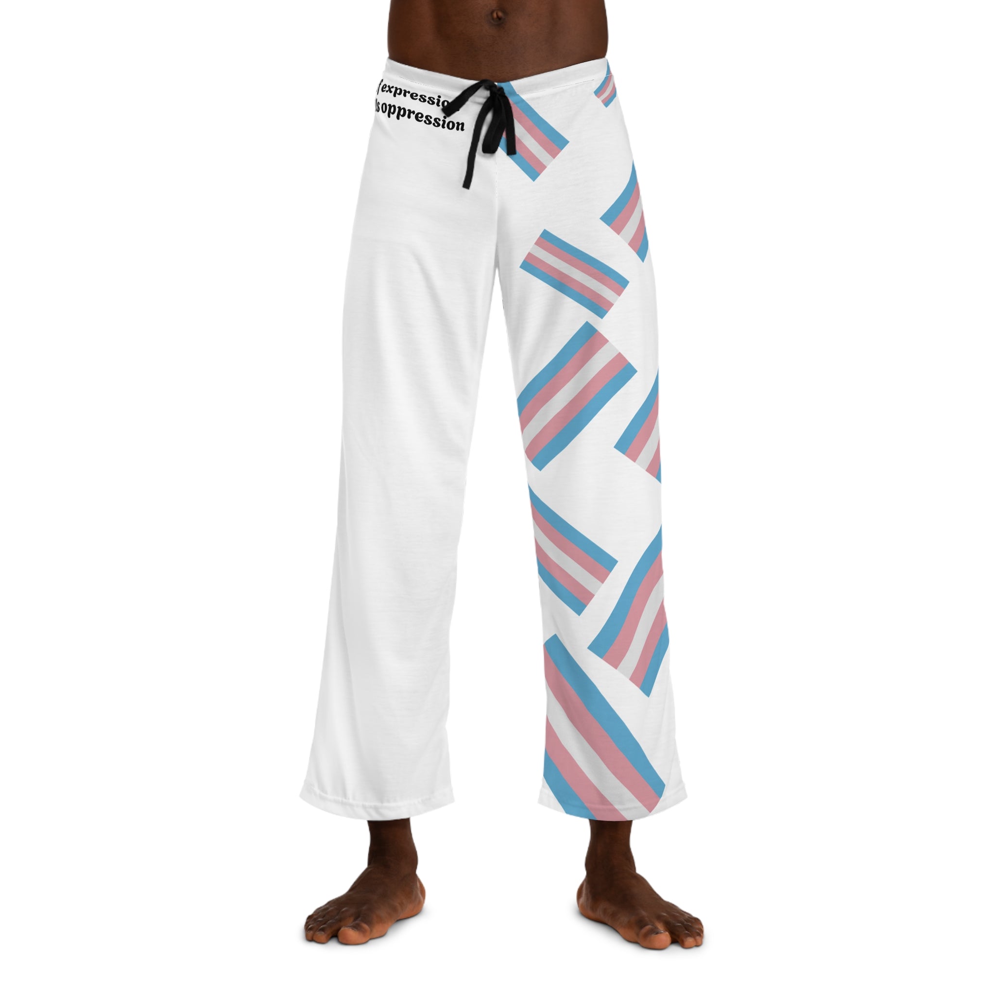 Unisex Lounge Sleepwear with Trans Flag
