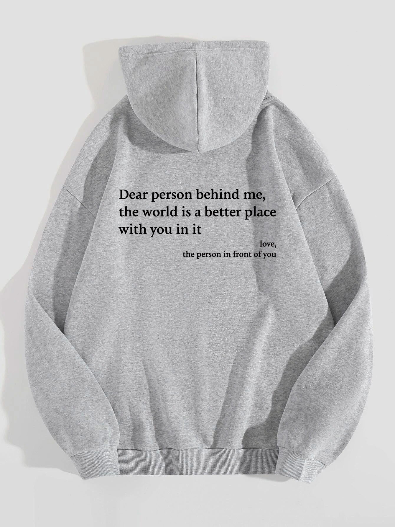 "The world is a better Place" Hoodie  | Viral Mental Health Awareness Sweatshirt