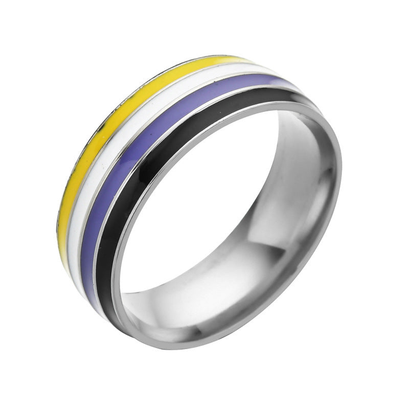 Pride Stainless Steel Rings