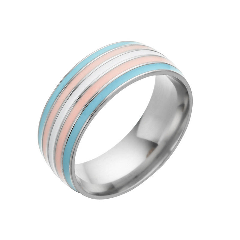 Pride Stainless Steel Rings