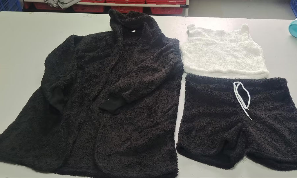Soft-Touch Chenille Cardigan & Pant Trio