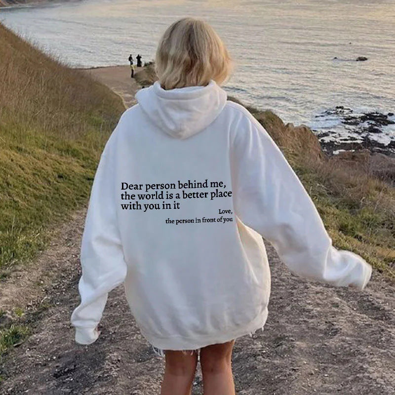 "The world is a better Place" Hoodie  | Viral Mental Health Awareness Sweatshirt