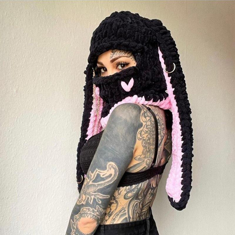 The "Lop-Ear" Chunky Knit Balaclava