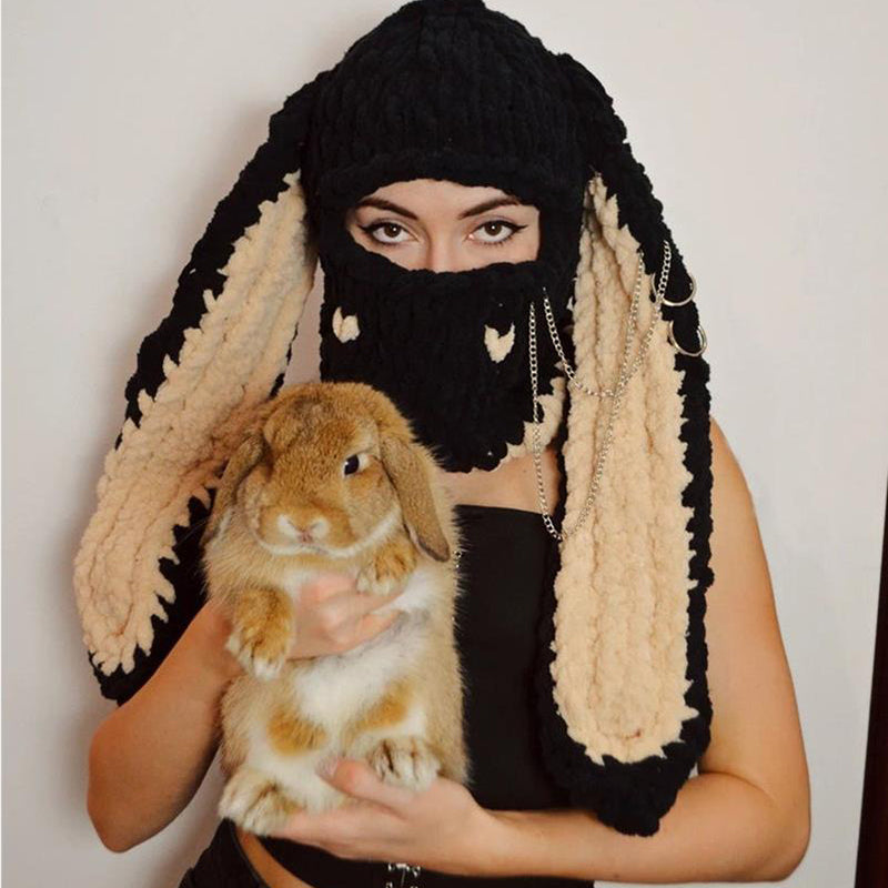 The "Lop-Ear" Chunky Knit Balaclava