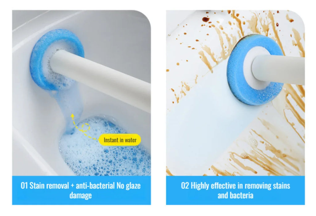 Household disposable toilet brush set special decontamination throwable replacement