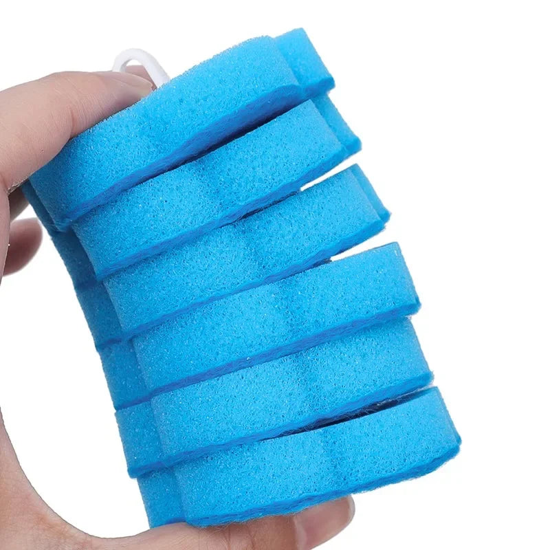 6-60PCS Disposable Toilet Brush Heads Bathroom Replacement Sponges Head Toilet Cleaning Brush Refills No Dead Angle Brush Heads