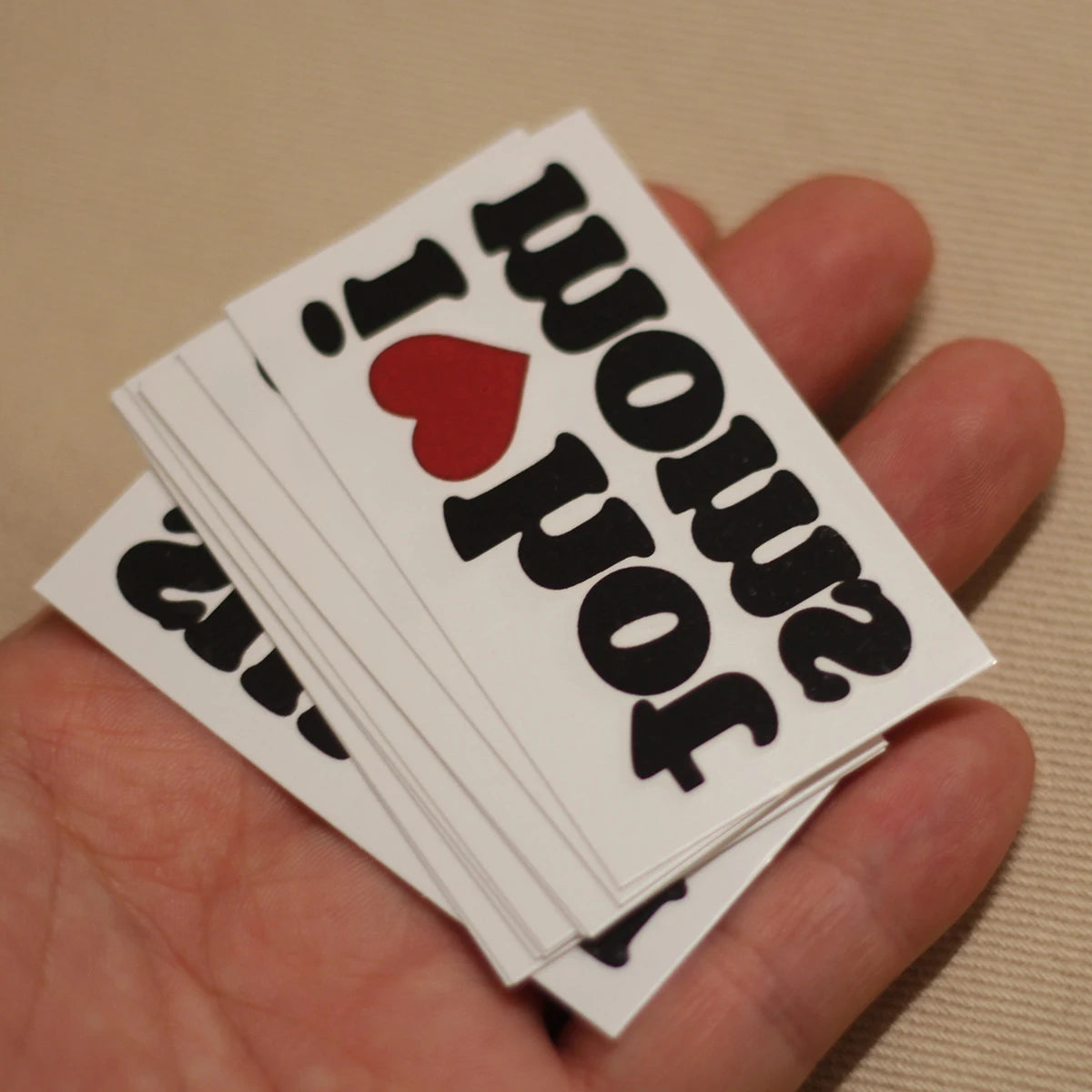 i love hot moms Temporary Tattoo 10pcs   Fake Body Art