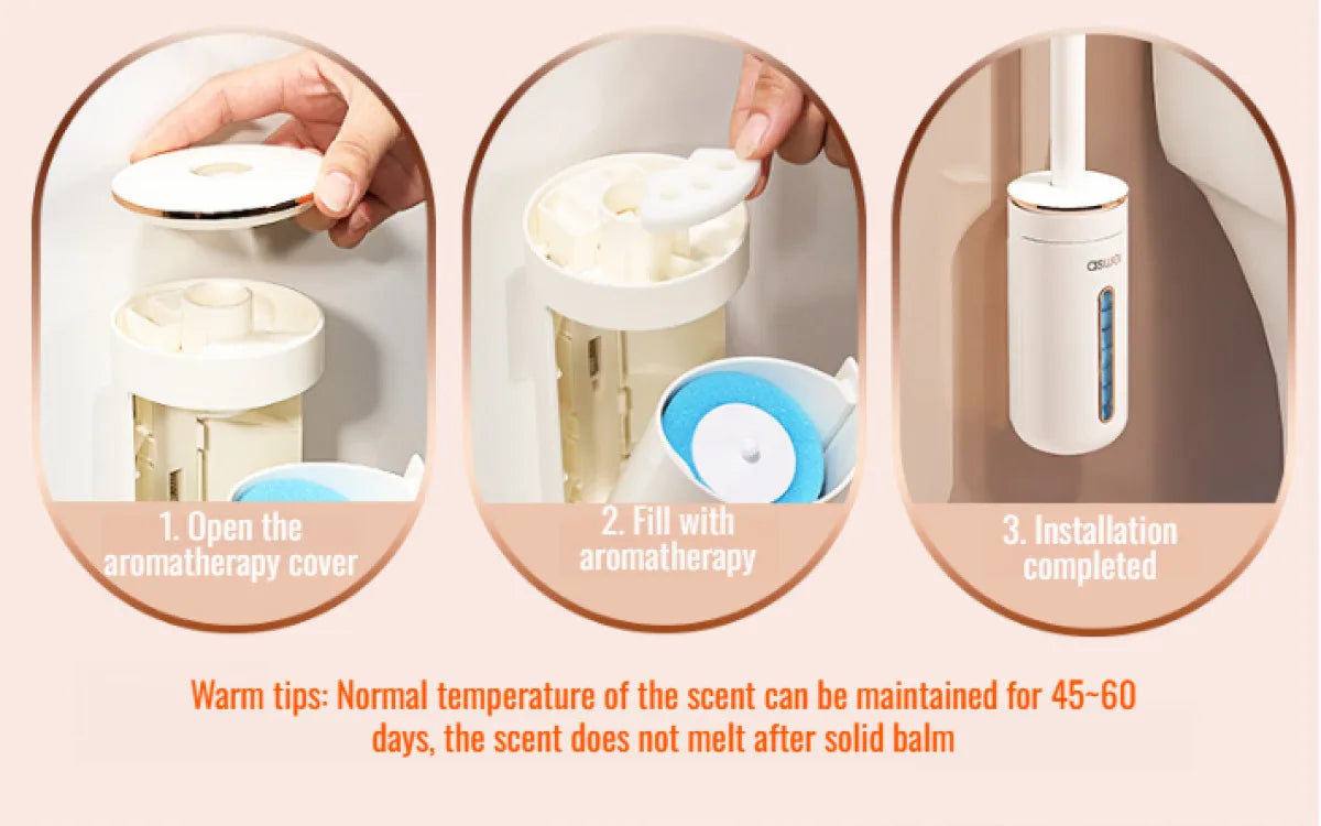 Household disposable toilet brush set special decontamination throwable replacement