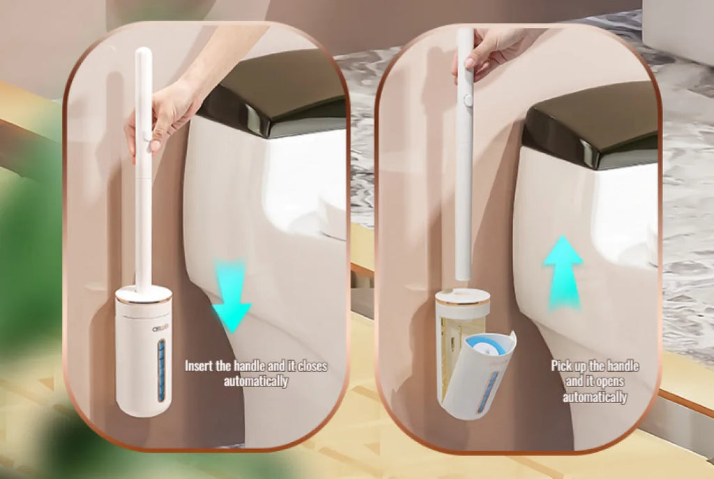 Household disposable toilet brush set special decontamination throwable replacement