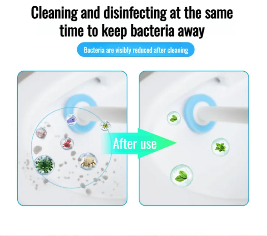 Household disposable toilet brush set special decontamination throwable replacement