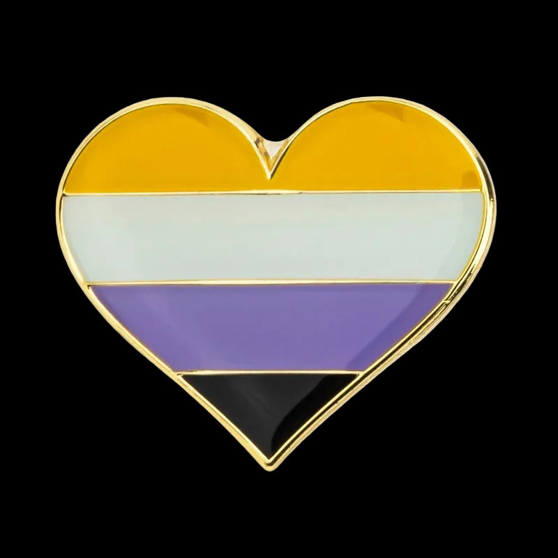 Nonbinary Pride Enamel Pins
