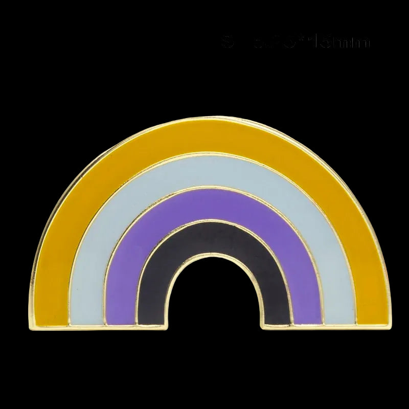 Nonbinary Pride Enamel Pins