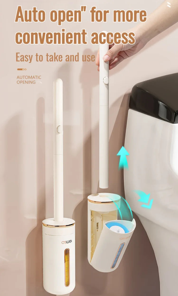 Household disposable toilet brush set special decontamination throwable replacement