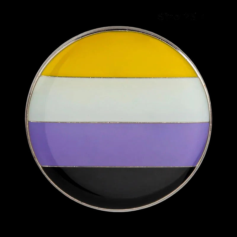 Nonbinary Pride Enamel Pins