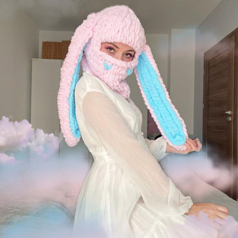 The "Lop-Ear" Chunky Knit Balaclava