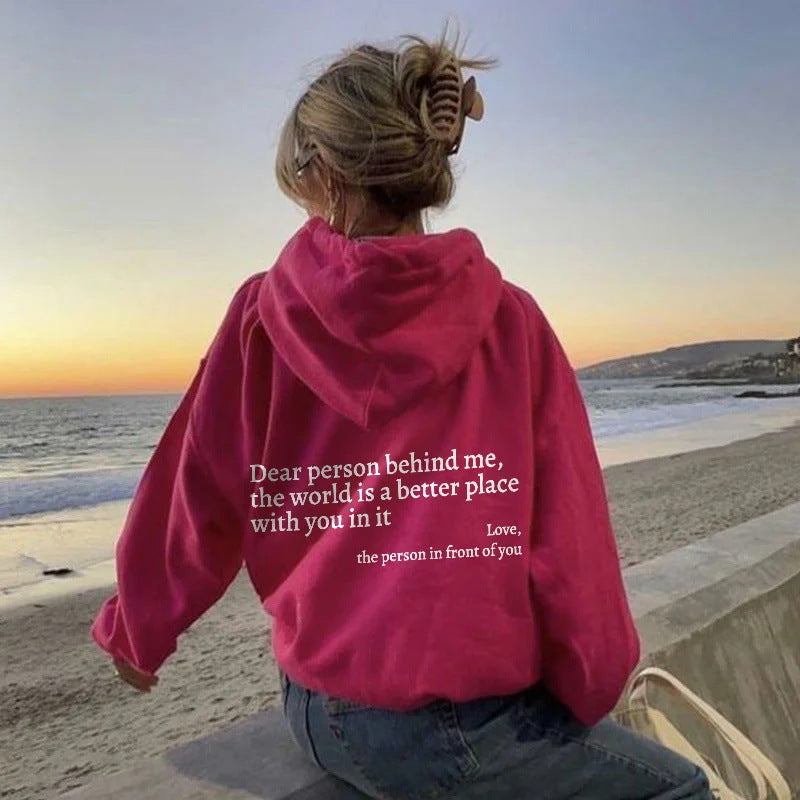 "The world is a better Place" Hoodie  | Viral Mental Health Awareness Sweatshirt