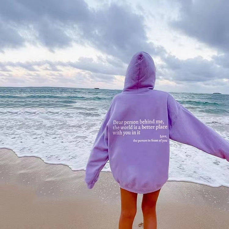 "The world is a better Place" Hoodie  | Viral Mental Health Awareness Sweatshirt