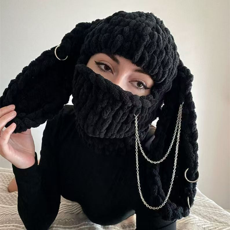 The "Lop-Ear" Chunky Knit Balaclava