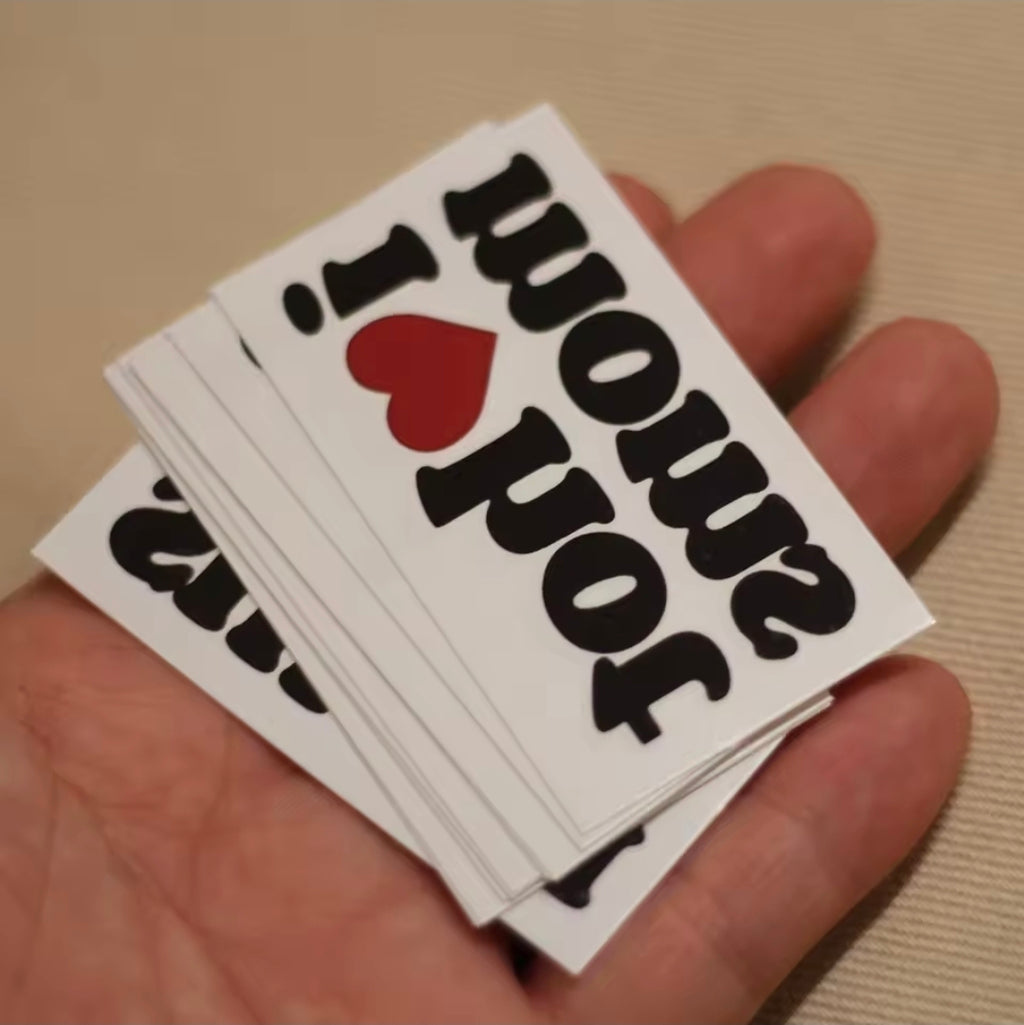 i love hot moms Temporary Tatttoo Pack (10pcs)