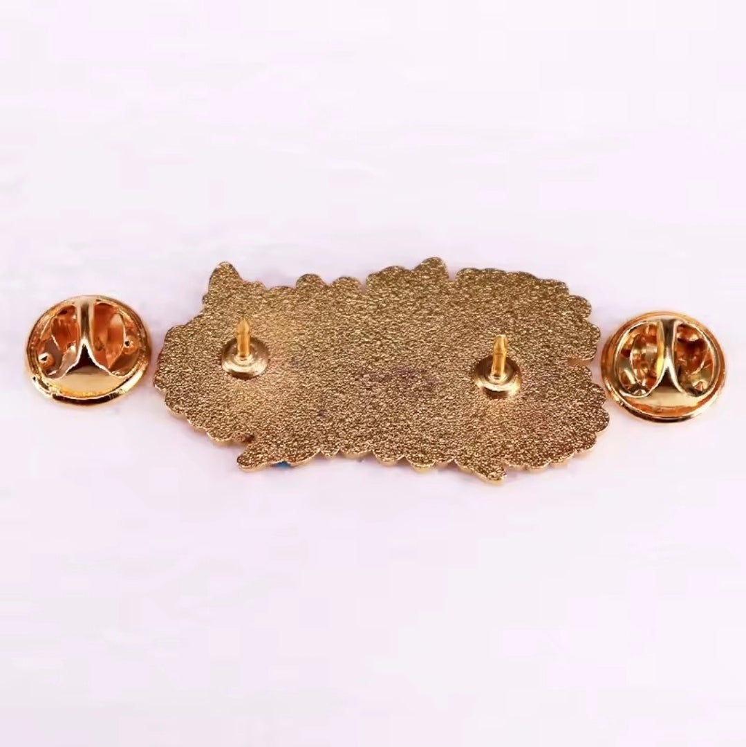 MasculinityIs What you make it Floral Brooch Pin